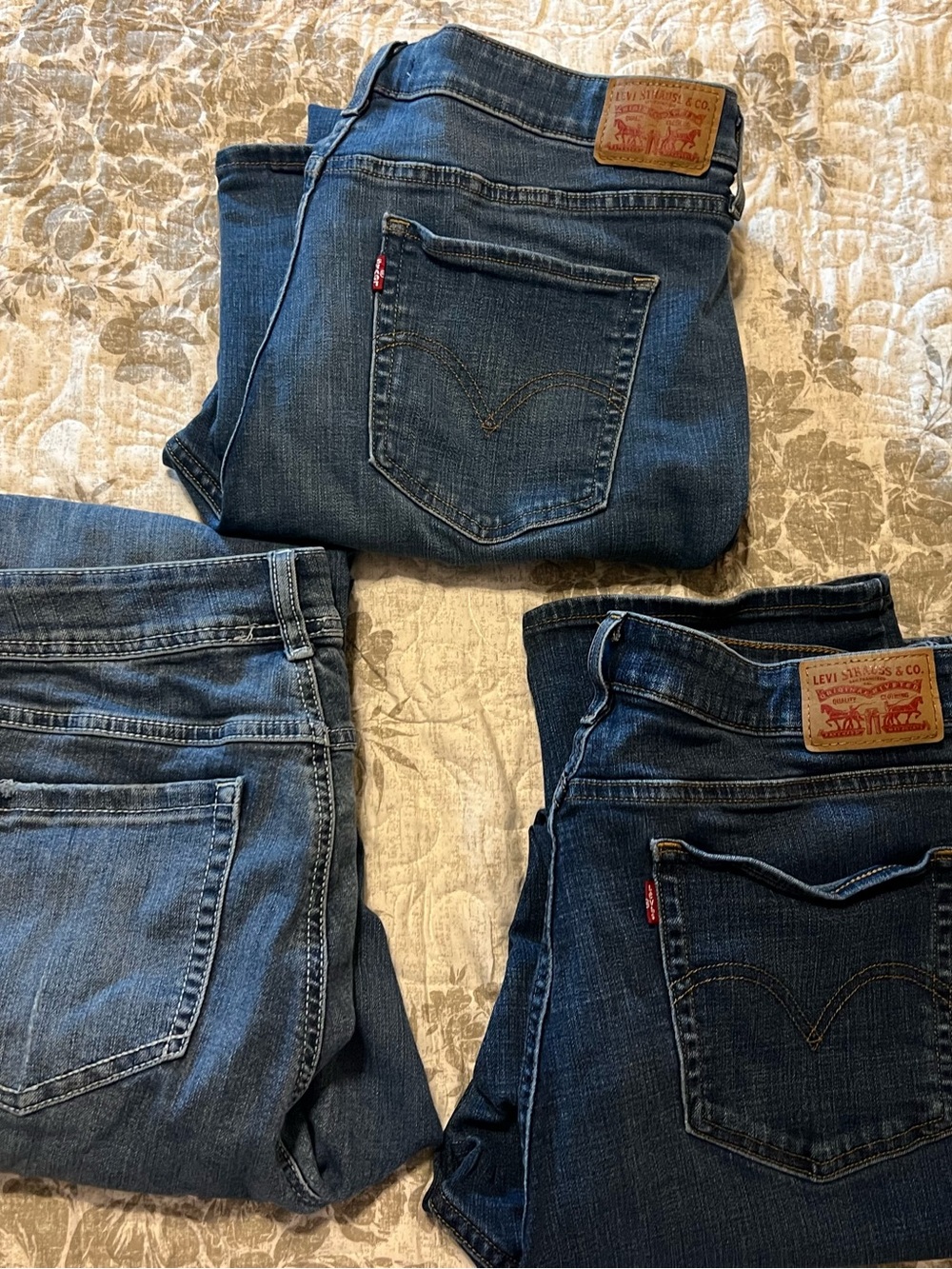 Classic Women's Blue Denim Jeans - Casual Everyday Style